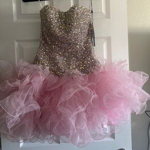 Sherri Hill 2503 size 0 in pink